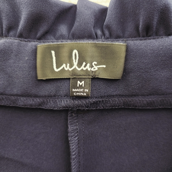 Lulus High Waisted Straight Leg Pants Size Mediun - Picture 7 of 7